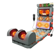 Electric Full Body Massage Mattress with Heat, Airbag, and Kneading Grey V1142-LP1005008479826186