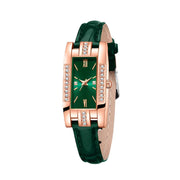 Green Womens Quartz Watch Jewelry Gift Set V1142-LP1005008623982971