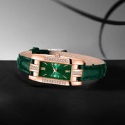 Green Womens Quartz Watch Jewelry Gift Set V1142-LP1005008623982971