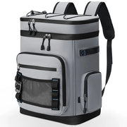30L Camping Insulated Backpack Hot Cold Storage Gray V1142-LP1005009212286317
