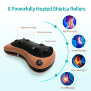 Electric Shiatsu Neck and Back Massage Pillow V1142-LP106399