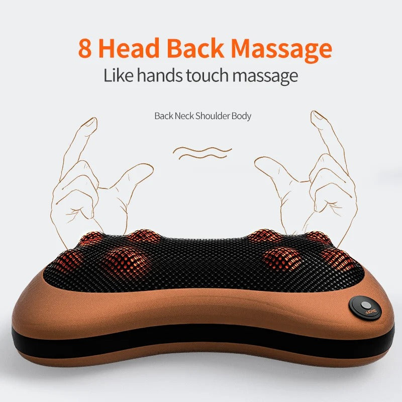 Electric Shiatsu Neck and Back Massage Pillow V1142-LP106399