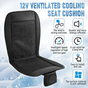 Spacer Car Cooling Seat Cushion-Fan System Black V1142-LP12000039839638044