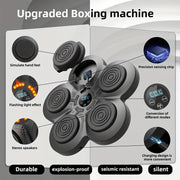 Boxing Training Kit With Reactive Led Wall Punching Target V1142-LP190334