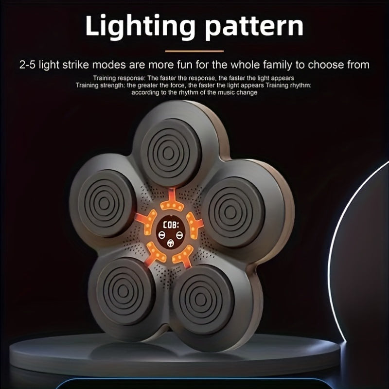 Boxing Training Kit With Reactive Led Wall Punching Target V1142-LP190334