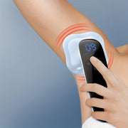 Rechargeable Handheld Massager With 4-Point Head(Blue) V1142-LP250367