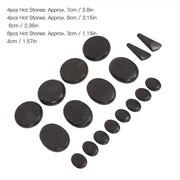 18Pcs Heated Basalt Massage Stones With Warmer Box V1142-LP316002