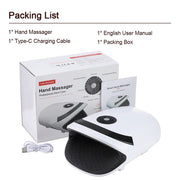 Rechargeable Hand Massager with Heat & Vibration Therapy V1142-LP56531