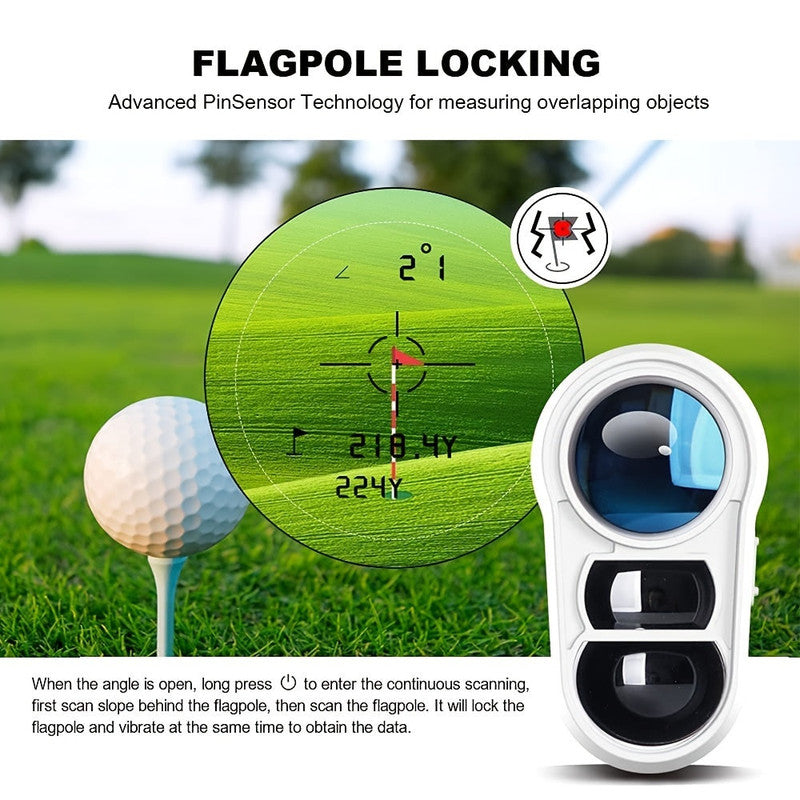 1000 Yards Golf Rangefinder With Slope & Pin Lock V1142-LP601099512844427
