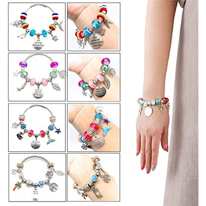 Unicorn & Mermaid Charm Bracelet Craft Kit for Girls V1142-LP601099513011195