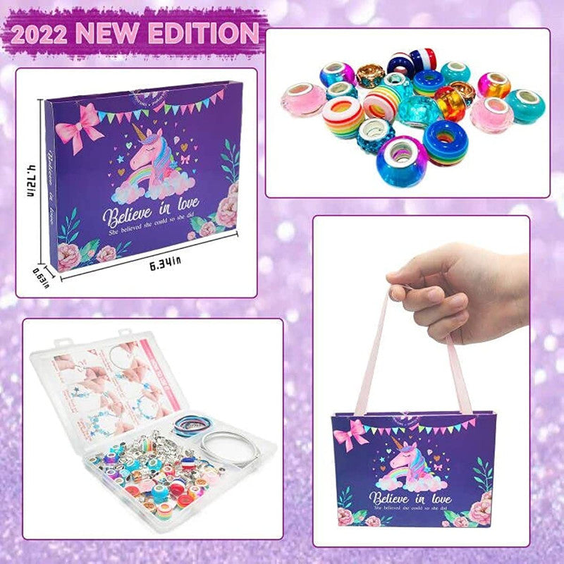 Unicorn & Mermaid Charm Bracelet Craft Kit for Girls V1142-LP601099513011195