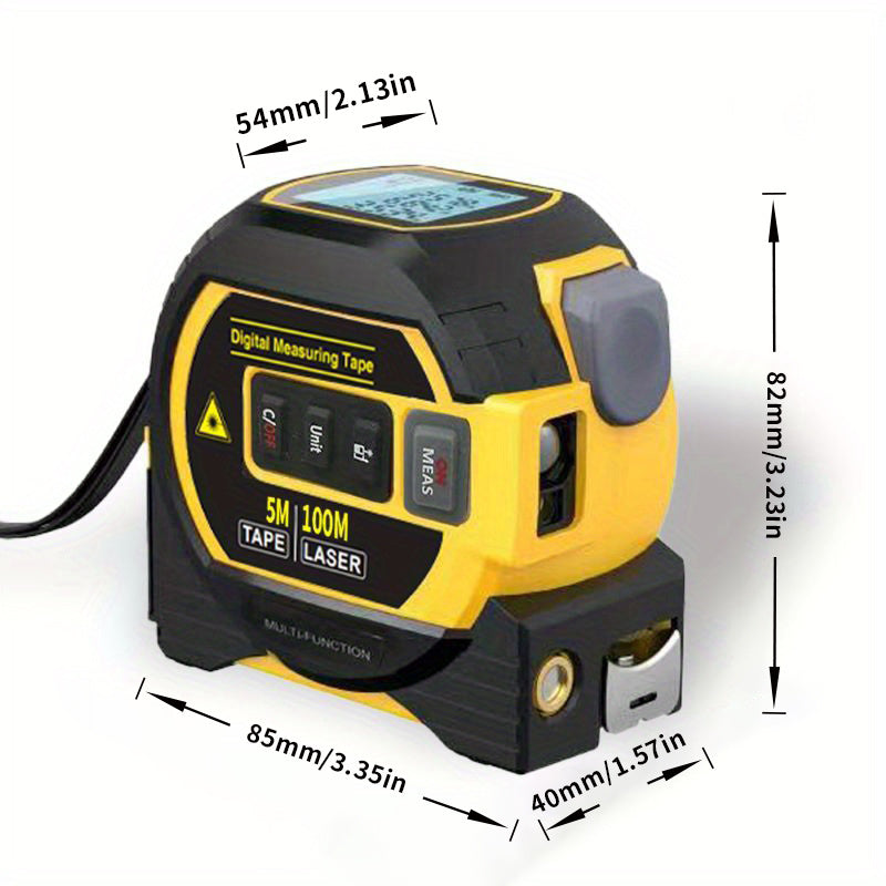 Laser Rangefinder & Steel Tape Measure V1142-LP601099514437705