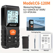 Laser Distance Meter with 120M Electronic Tool V1142-LP601099519461132