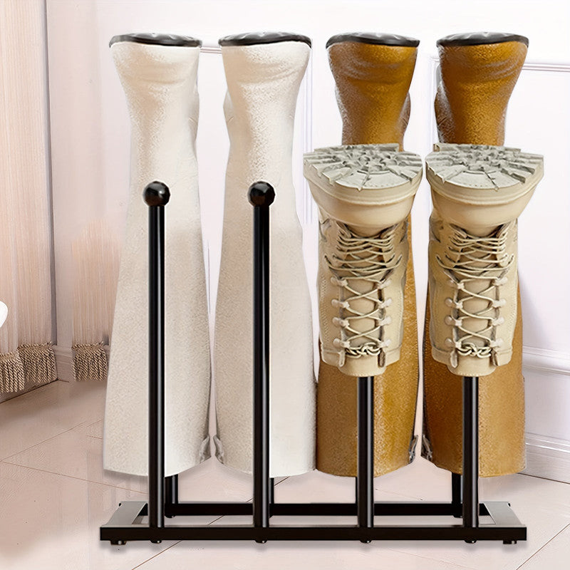 Black Metal Shoe Rack Organizer for Entryway V1142-LP601099526455996