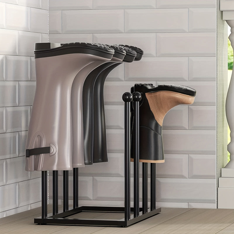 Black Metal Shoe Rack Organizer for Entryway V1142-LP601099526455996