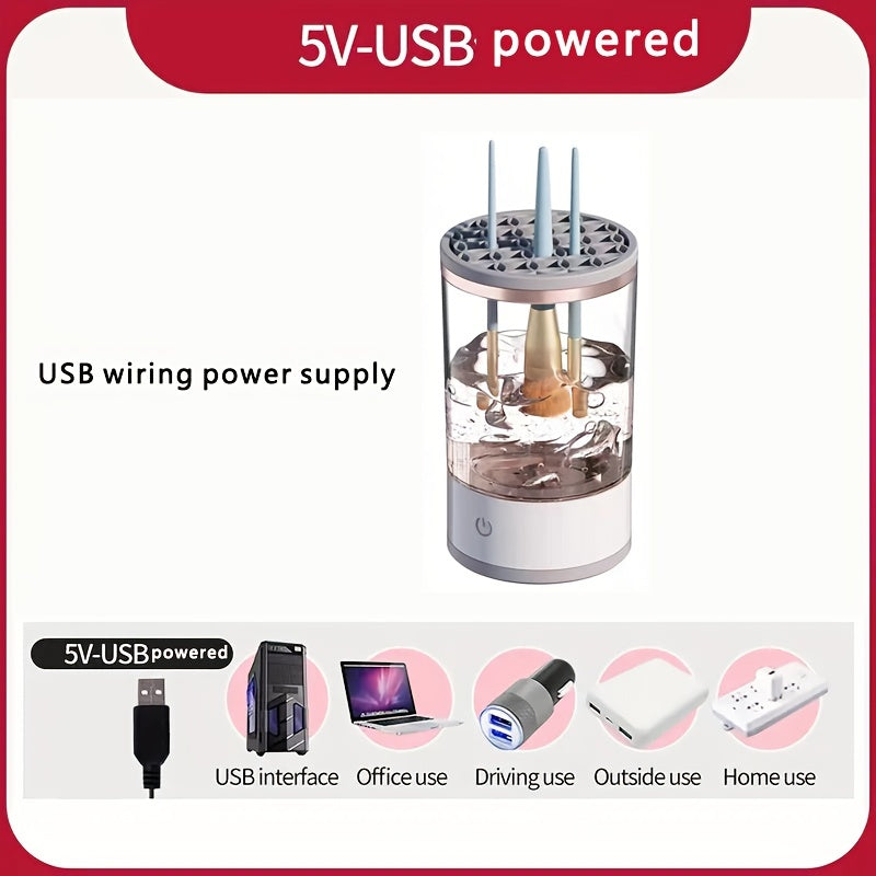 USB Electric Makeup Brush Cleaner V1142-LP601099536133714
