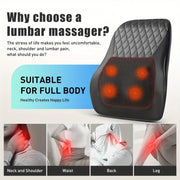 Heated Neck & Back Massager Pillow V1142-LP601099546806314