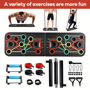Push-Up Board Set with Resistance Bands V1142-LP601099548223924