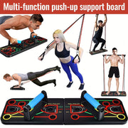 Push-Up Board Set with Resistance Bands V1142-LP601099548223924