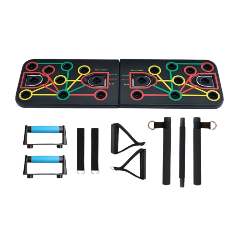 Push-Up Board Set with Resistance Bands V1142-LP601099548223924