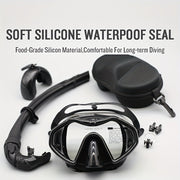 Adult Anti-Fog Snorkel Set with Dry Tube V1142-LP601099548998173