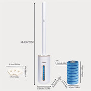 Disposable Toilet Brush Set Wall Mount (10pcs) V1142-LP601099553356782