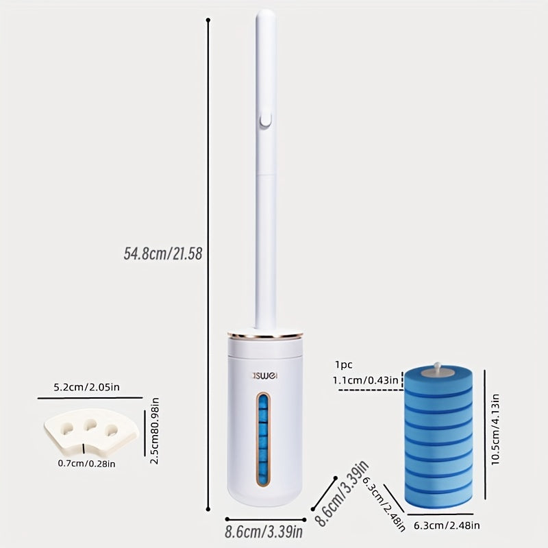 Disposable Toilet Brush Set Wall Mount (10pcs) V1142-LP601099553356782