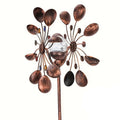 Solar Powered Metal Wind Spinner with LED Lights V1142-LP601099555617858