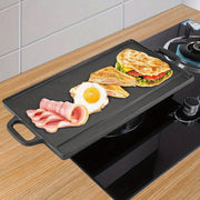 Non-Stick Cast Iron Griddle Pan, Double-Sided Grill V1142-LP601099588073743