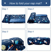 Rocket Pattern Nap Mat for Kids Travel & Daycare V1142-LP601099588424681