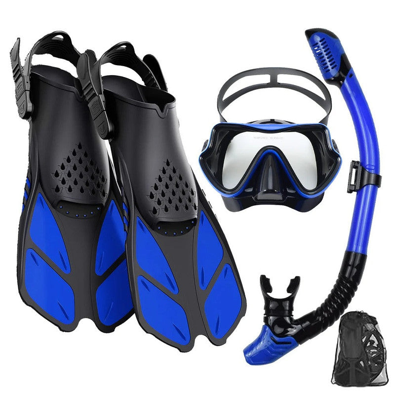 3-Piece Snorkeling Set with Fins and Mask V1142-LP601099591281475