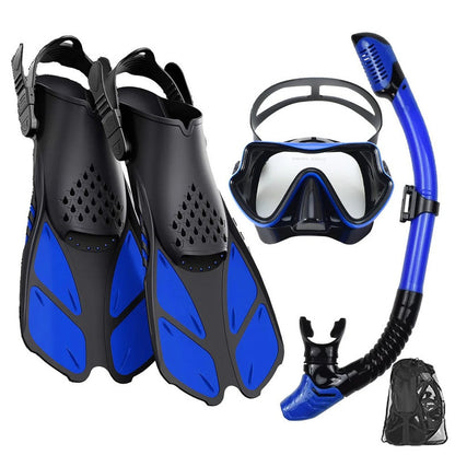 3-Piece Snorkeling Set with Fins and Mask V1142-LP601099591281475
