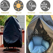 Heavy-Duty Hanging Egg Chair Cover with Zipper Closure V1142-LP601099610079323
