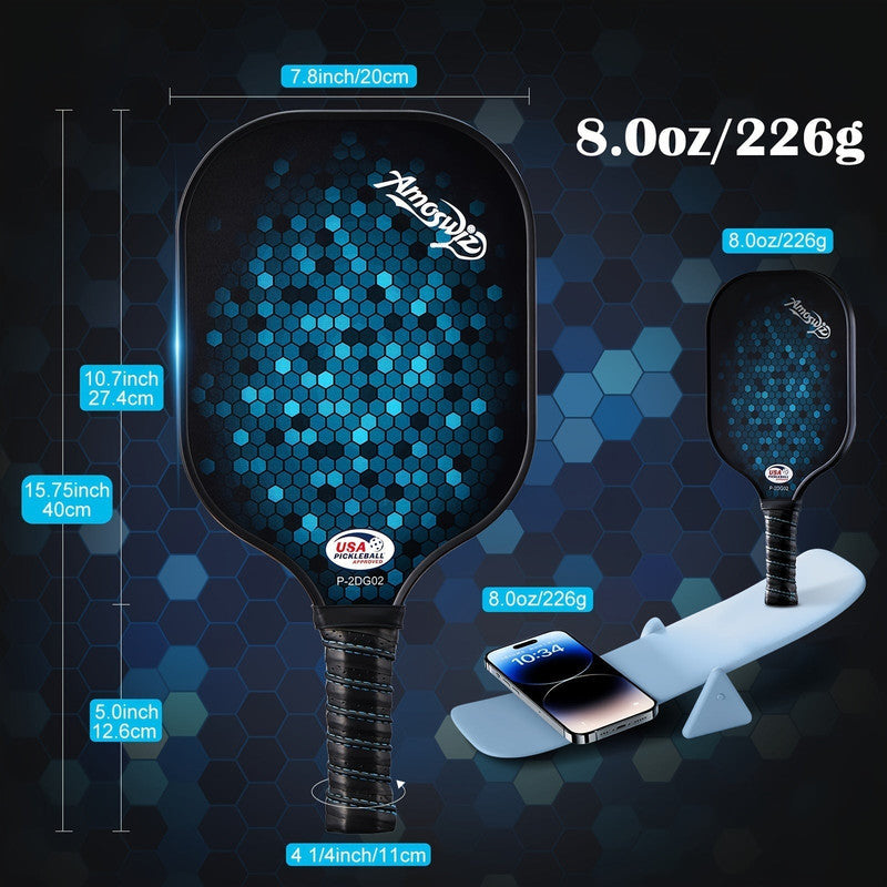 Pickleball Paddle Set 4-Pack Fiberglass Beginners V1142-LP601099612952655