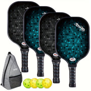 Pickleball Paddle Set 4-Pack Fiberglass Beginners V1142-LP601099612952655