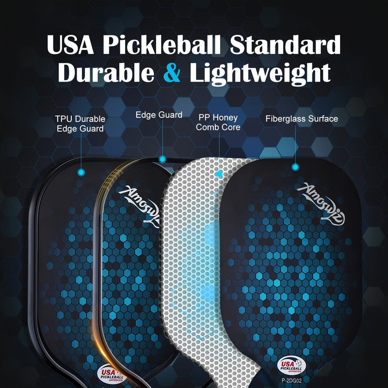 Pickleball Paddle Set 4-Pack Fiberglass Beginners V1142-LP601099612952655
