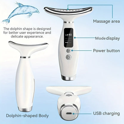Neck & Face Massager Heated Skincare Tool (7-in-1) V1142-LP601099659247548