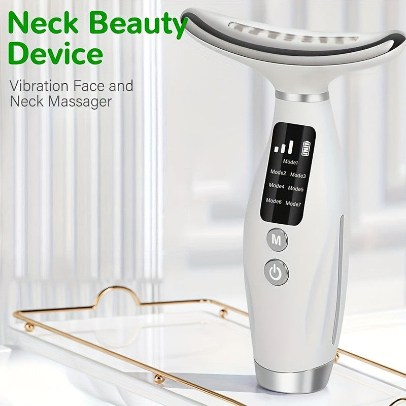 Neck & Face Massager Heated Skincare Tool (7-in-1) V1142-LP601099659247548
