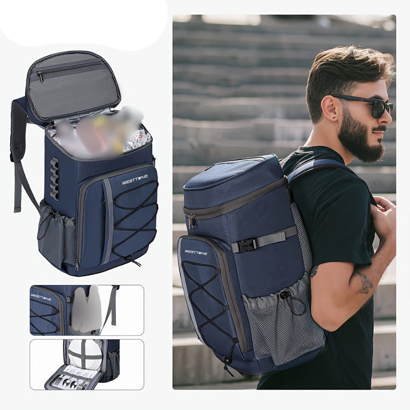 Insulated Sports Backpack 35-Can Blue V1142-LP601099671264884