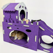Felt Rabbit Hideaway Bunny Castle Indoor Habitat V1142-LP601099692200062