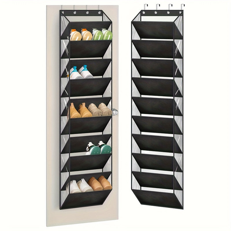 10-Tier Over-the-Door Foldable Shoe Organizer V1142-LP601099717158487