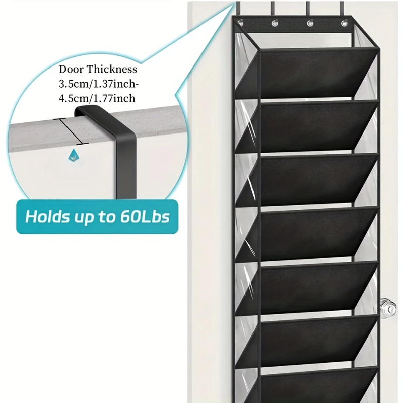 10-Tier Over-the-Door Foldable Shoe Organizer V1142-LP601099717158487