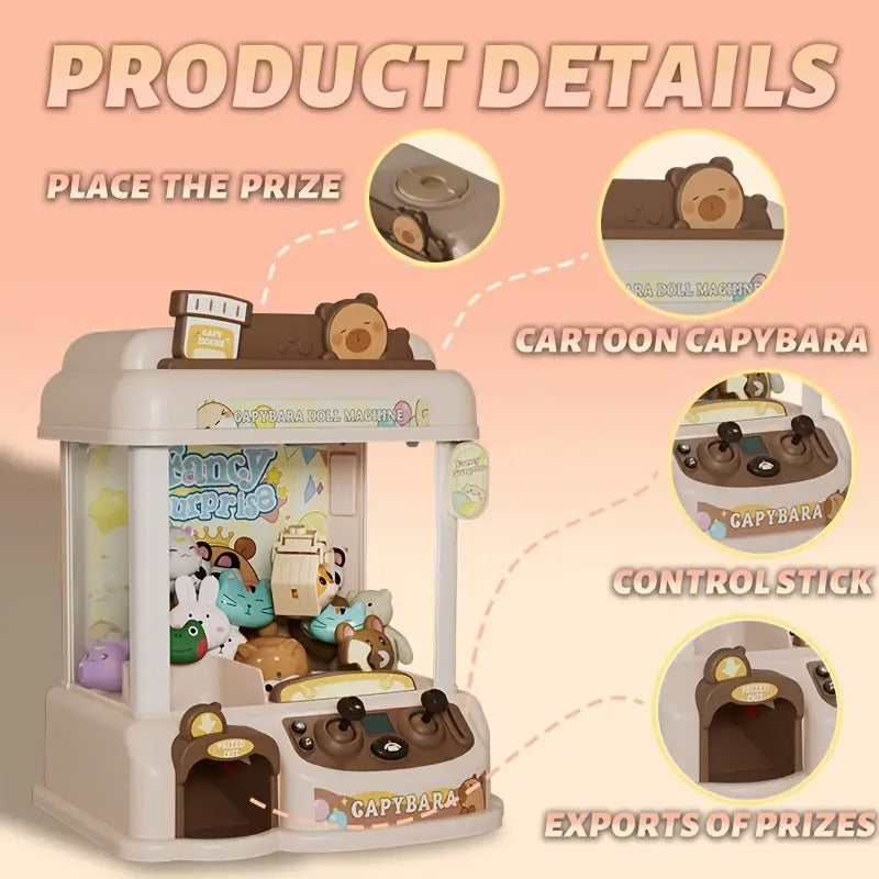 Capybara Toy Claw Machine with Plush Prizes V1142-LP601099762551889