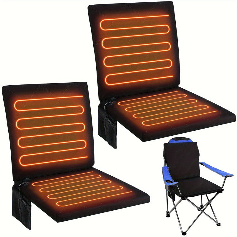 Portable Heated Foldable Seat Cushion with USB Power V1142-LP601099772450298