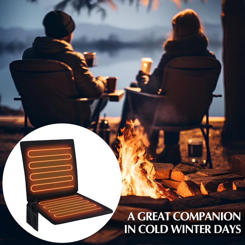 Portable Heated Foldable Seat Cushion with USB Power V1142-LP601099772450298