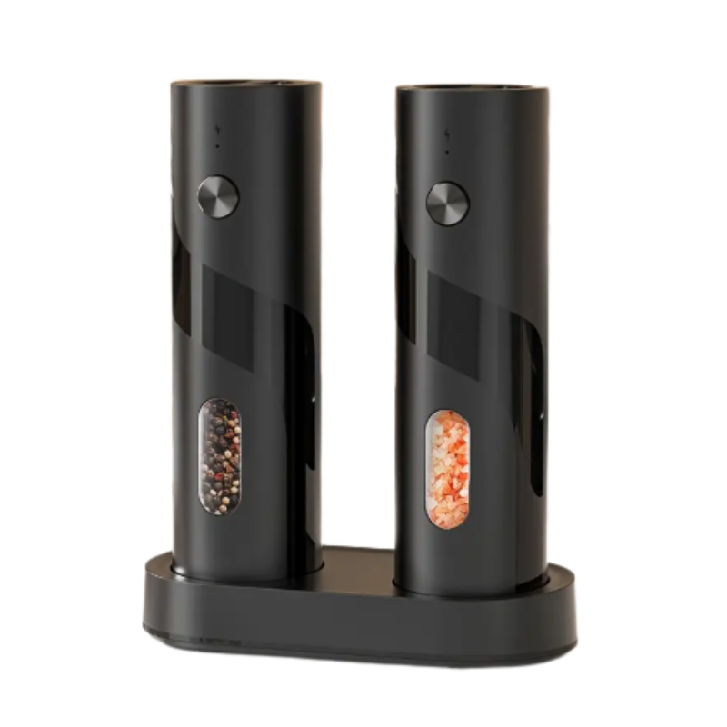 Electric Salt & Pepper Grinder Set with Charging Base (2 pcs) V1142-LP601099777071588