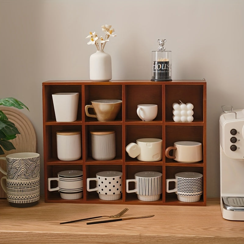 Wood Storage Box & Cup Organizer V1142-LP601099796232472