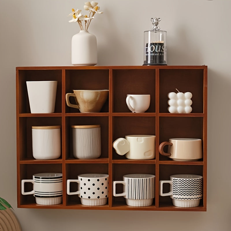 Wood Storage Box & Cup Organizer V1142-LP601099796232472