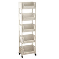 Mobile Bookshelf Office Cart (5-Tier) V1142-LP601099801514802