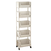 Mobile Bookshelf Office Cart (5-Tier) V1142-LP601099801514802